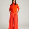Renee Savvy Fine Knit Raglan Turtleneck - Poppy -UNIVERSAL STANDARD USPA1557C 059 Palais Wide Leg Pants Poppy 001 170 58d7dba5 b94a 49c1 94f1 35b682f8ba8d