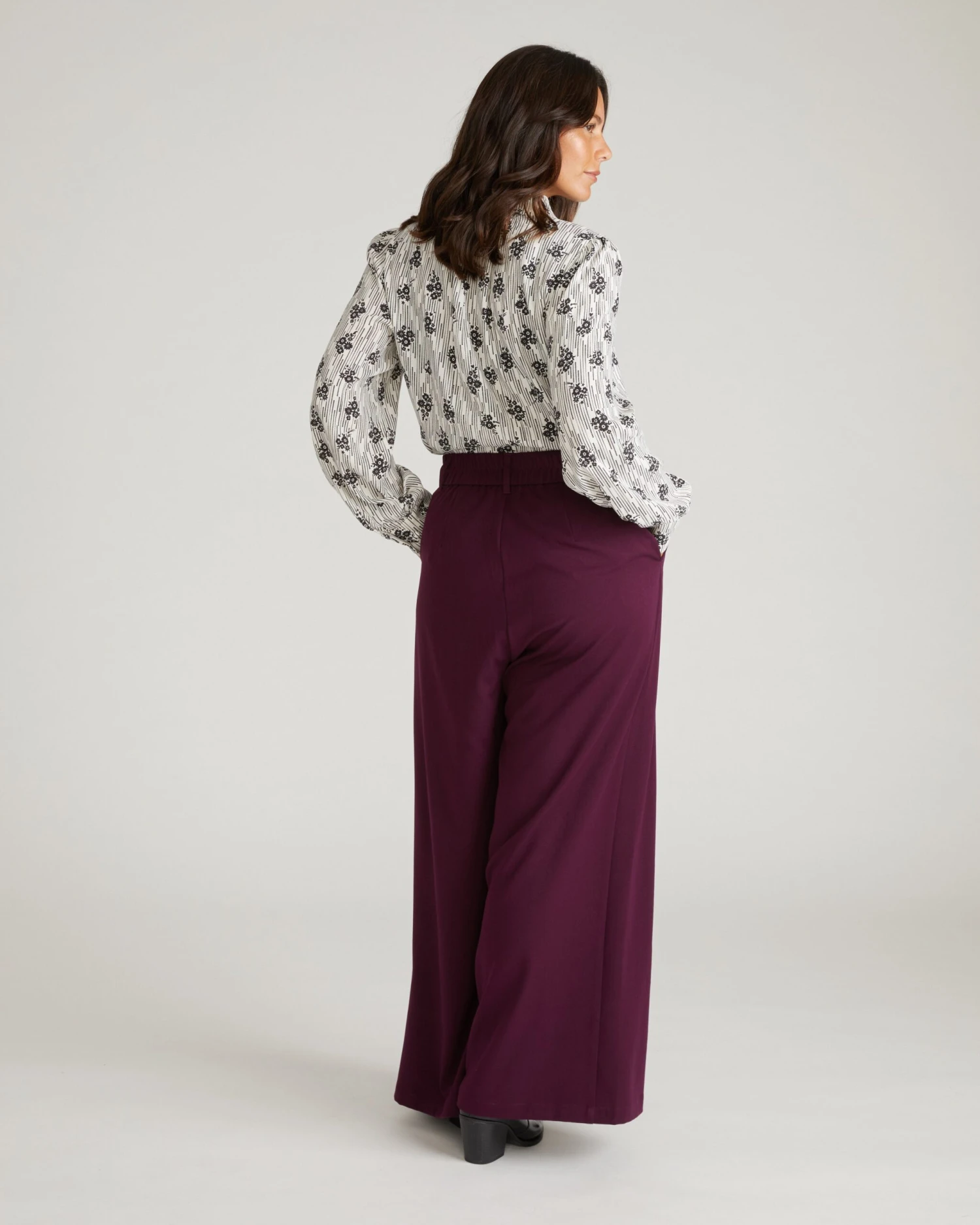 All Day Palais Wide Leg Tailored Suiting Pants - Gamay 8 All Day Palais Wide Leg Tailored Suiting Pants - Gamay - Image 6