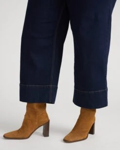 Carol High Rise Cropped Jeans - Dark Indigo 12 Carol High Rise Cropped Jeans - Dark Indigo -UNIVERSAL STANDARD USPA1745 008 Carol Culottes Dark Indigo 002 188