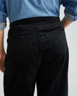 Charlie High Rise Sailor Wide Leg Corduroy Pants - Black -UNIVERSAL STANDARD USPA1746 003Charlie CordsBlack 003 251