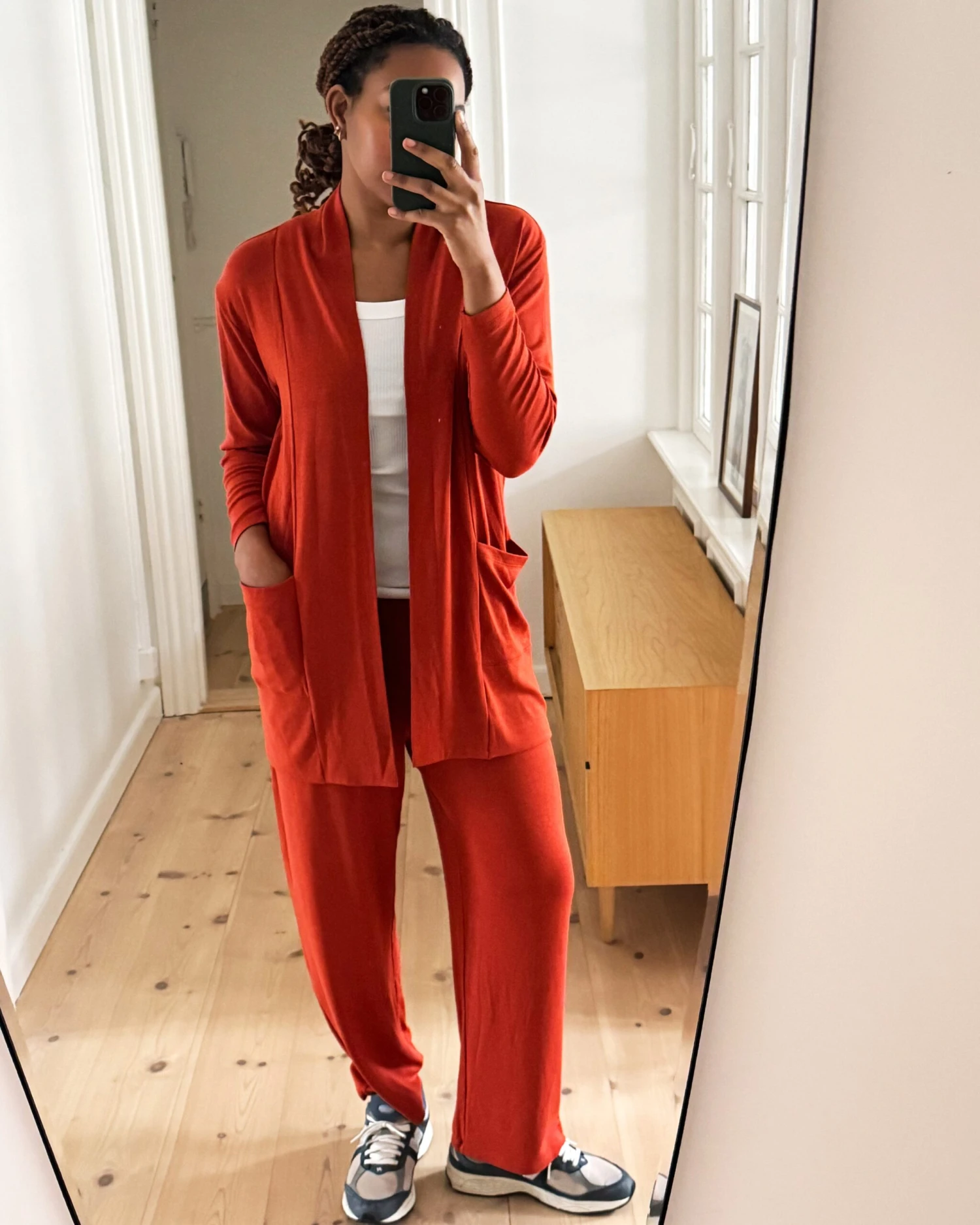 TravelKnit Relaxed Pants in Warm Russet - Comfort & Style 3 TravelKnit Relaxed Pants in Warm Russet - Comfort & Style