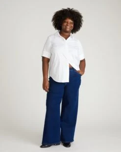 Roxy Relaxed Bootcut Jeans - River Blue Wash 9 Roxy Relaxed Bootcut Jeans - River Blue Wash -UNIVERSAL STANDARD USPA1886 962 Relaxed Bootcut Jeans River Blue Wash 001 090