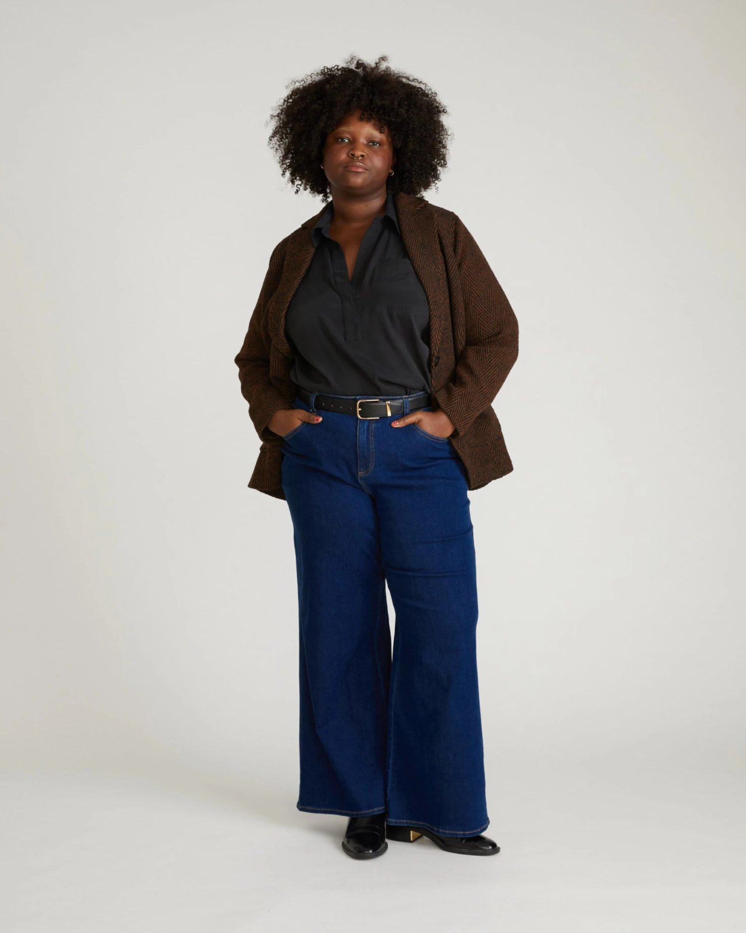 Roxy Relaxed Bootcut Jeans - River Blue Wash 3 Roxy Relaxed Bootcut Jeans - River Blue Wash