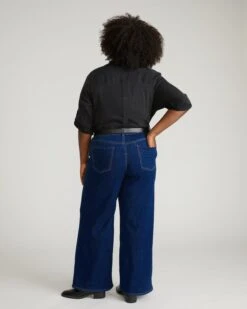 Roxy Relaxed Bootcut Jeans - River Blue Wash 11 Roxy Relaxed Bootcut Jeans - River Blue Wash -UNIVERSAL STANDARD USPA1886 962 Relaxed Bootcut Jeans River Blue Wash 003 355