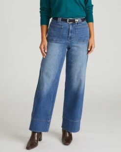 Claudia High Rise Stretch Jeans - Anzio Blue 9 Claudia High Rise Stretch Jeans - Anzio Blue -UNIVERSAL STANDARD USPA1937B 904 Claudia High Rise Stretch Jeans Anzio Blue 001 047