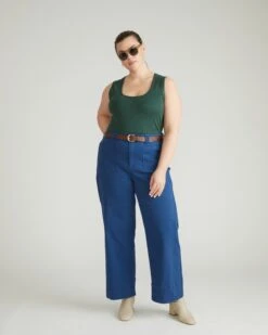 Claudia High Rise Stretch Jeans - French Blue