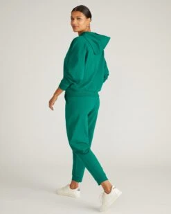 Selma French Terry Jogger - Lightweight Cotton Stretch Sweatpants -UNIVERSAL STANDARD USPA2027 948 Selma French Terry Jogger Aventurine 003 2001