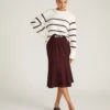 Carla Ponte Skirt - Black Cherry 1 Carla Ponte Skirt - Black Cherry -UNIVERSAL STANDARD USSK1878 190 Black Cherry 001 2195