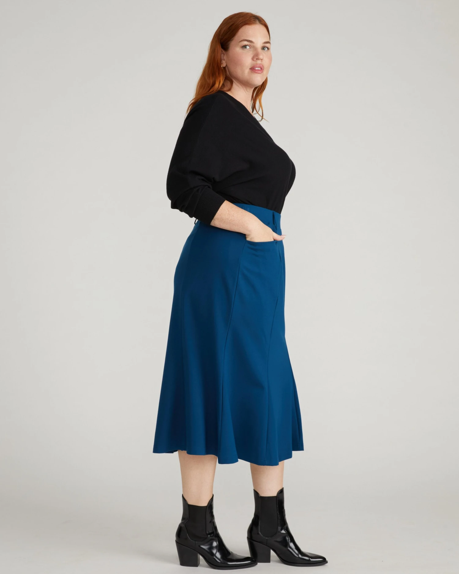 Carla Ponte Skirt - Deep Teal 4 Carla Ponte Skirt - Deep Teal - Image 2