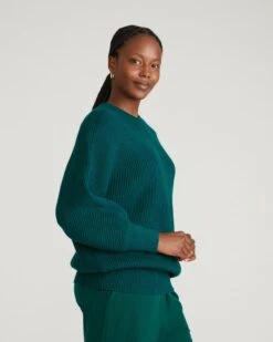 Soft Dolman Sleeve Sweater - Cashmere Feel Wool Alternative -UNIVERSAL STANDARD USSW1755 676 Better Than Wool Dolman Sweater Botanic 002 103