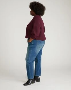 Soft Dolman Sleeve Sweater - Better-Than-Wool Cashmere Feel Pullover 16 Soft Dolman Sleeve Sweater - Better-Than-Wool Cashmere Feel Pullover -UNIVERSAL STANDARD USSW1755 825 Better Than Wool Dolman Sweater Gamay 002 064