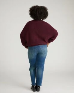 Soft Dolman Sleeve Sweater - Better-Than-Wool Cashmere Feel Pullover 17 Soft Dolman Sleeve Sweater - Better-Than-Wool Cashmere Feel Pullover -UNIVERSAL STANDARD USSW1755 825 Better Than Wool Dolman Sweater Gamay 003 077