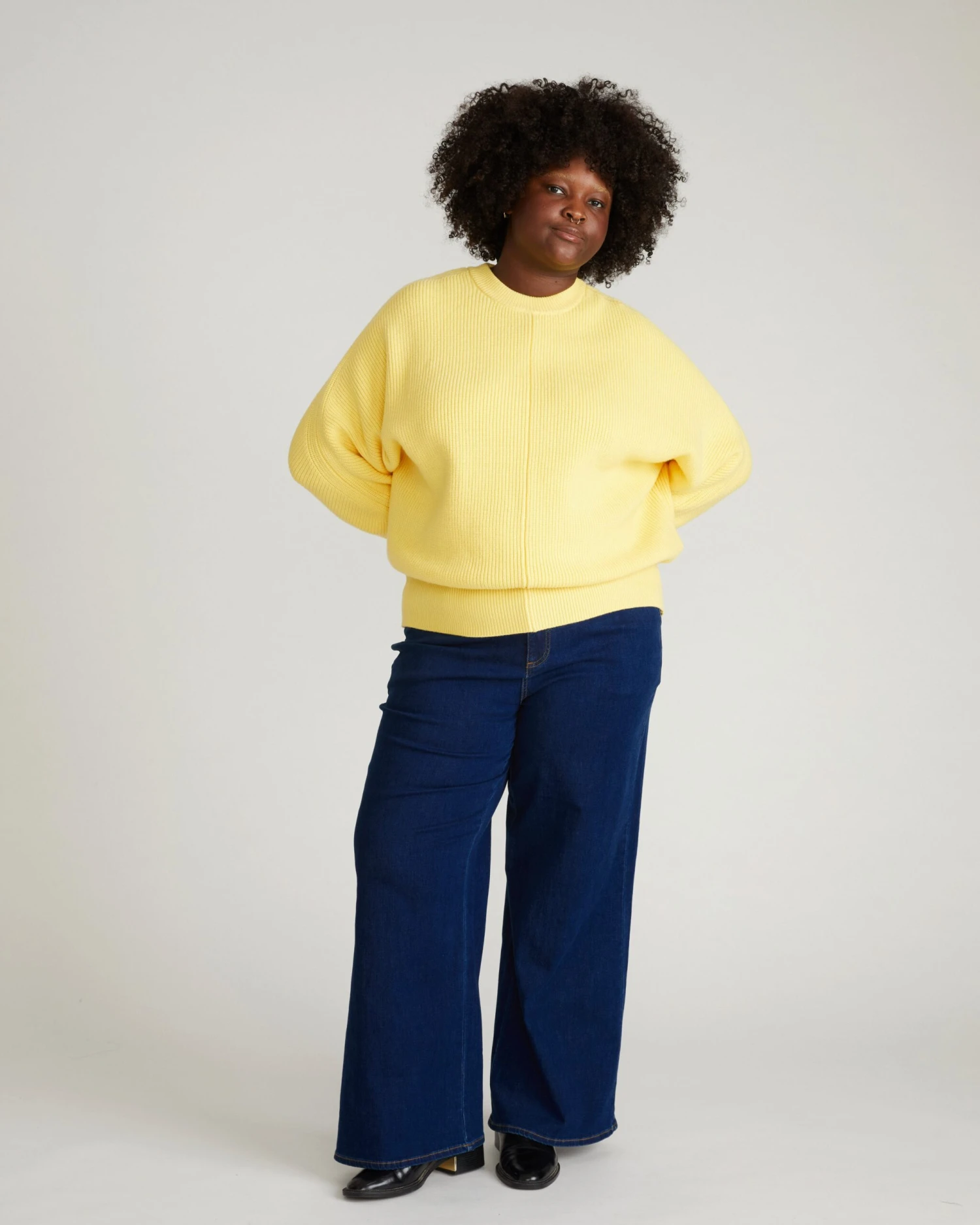 Better-Than-Wool Dolman Sweater in Banana Pudding - Ultra-Soft Knit 6 Better-Than-Wool Dolman Sweater in Banana Pudding - Ultra-Soft Knit - Image 4