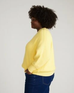 Better-Than-Wool Dolman Sweater in Banana Pudding - Ultra-Soft Knit 12 Better-Than-Wool Dolman Sweater in Banana Pudding - Ultra-Soft Knit -UNIVERSAL STANDARD USSW1755 923 Better Than Wool Dolman Sweater Banana Pudding 002 133 6736ffe0 22aa 4d11 99a0 fc9758916445