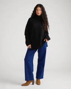 Carol High Rise Super Stretch Jeans - After Hours -UNIVERSAL STANDARD USSW1761 001 Yolanda Sweater Black 002 464