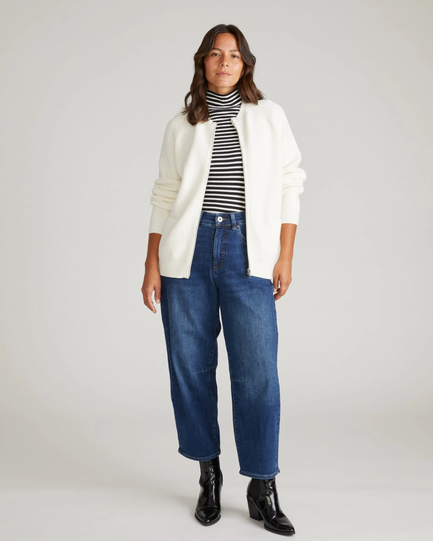 Better-Than-Wool Cream Zip Cardigan - Soft Itch-Free Sweater 5 Better-Than-Wool Cream Zip Cardigan - Soft Itch-Free Sweater - Image 3