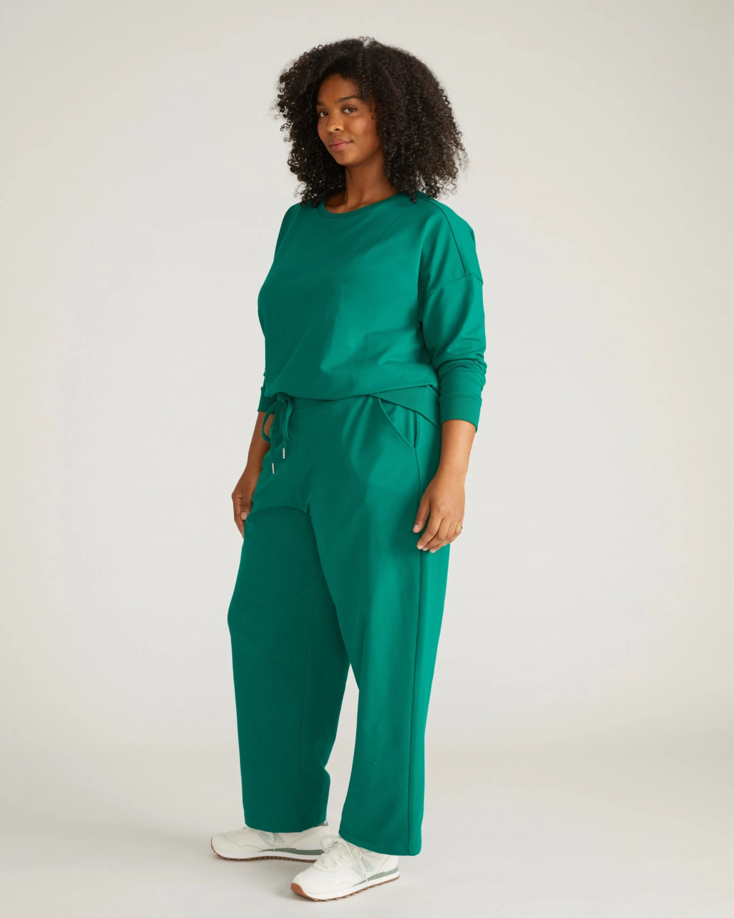 Lauren Classic French Terry Sweatshirt in Aventurine 4 Lauren Classic French Terry Sweatshirt in Aventurine - Image 2