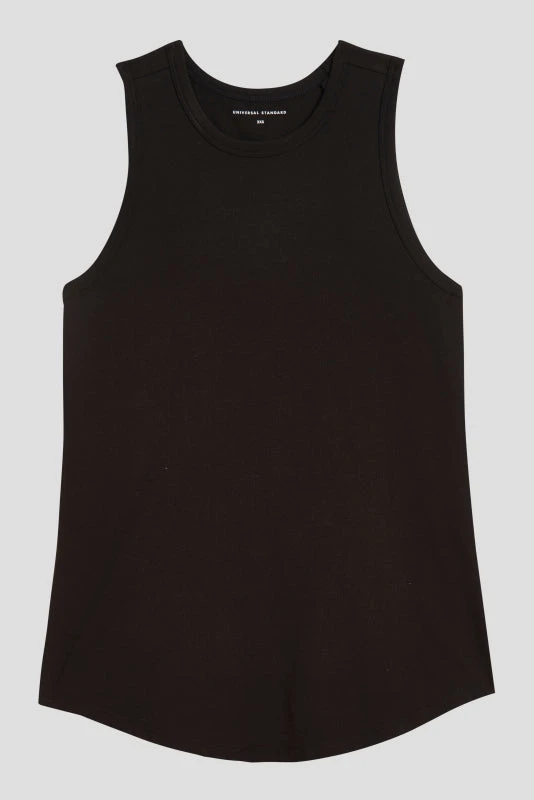 Cai High Neck Tank - Black 6 Cai High Neck Tank - Black - Image 4