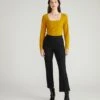 Luxurious Mustard Long Sleeve Square Neck Peruvian Cotton Tee 2 Luxurious Mustard Long Sleeve Square Neck Peruvian Cotton Tee -UNIVERSAL STANDARD USTO1066 018 Long Sleeve Square Neck Tee Mustard 001 421