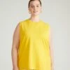 Patti Muscle Tank - Vibrant Yellow Premium Cotton Tee -UNIVERSAL STANDARD USTO1620 027Patti Muscle TankYellow 001 010