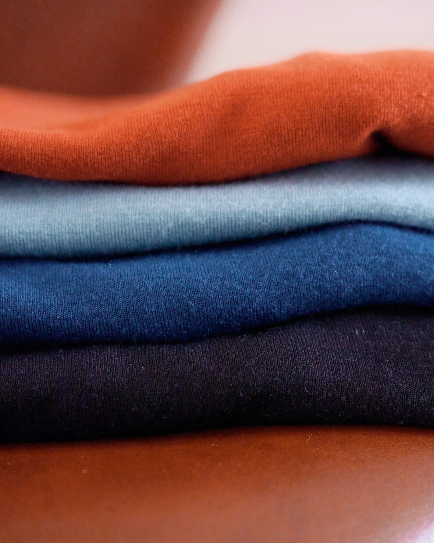 Ribbed Travel Sweatshirt in Warm Russet - Ultimate Comfort Lounge Top 6 Ribbed Travel Sweatshirt in Warm Russet - Ultimate Comfort Lounge Top - Image 4