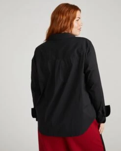 Henning X US Madison Shirt - Black -UNIVERSAL STANDARD USXHN1546XP 001 Henning X Us Madison Shirt Black 003 057