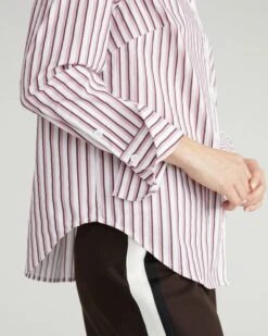 Henning X US Madison Shirt - Lilac Multi Stripe 9 Henning X US Madison Shirt - Lilac Multi Stripe -UNIVERSAL STANDARD USXHN1546XP 950 Henning X Us Madison Shirt Lilac Multi Stripe 001 112