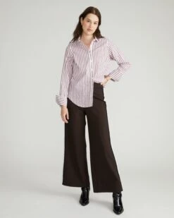 Henning X US Madison Shirt - Lilac Multi Stripe 10 Henning X US Madison Shirt - Lilac Multi Stripe -UNIVERSAL STANDARD USXHN1546XP 950 Henning X Us Madison Shirt Lilac Multi Stripe 002 107