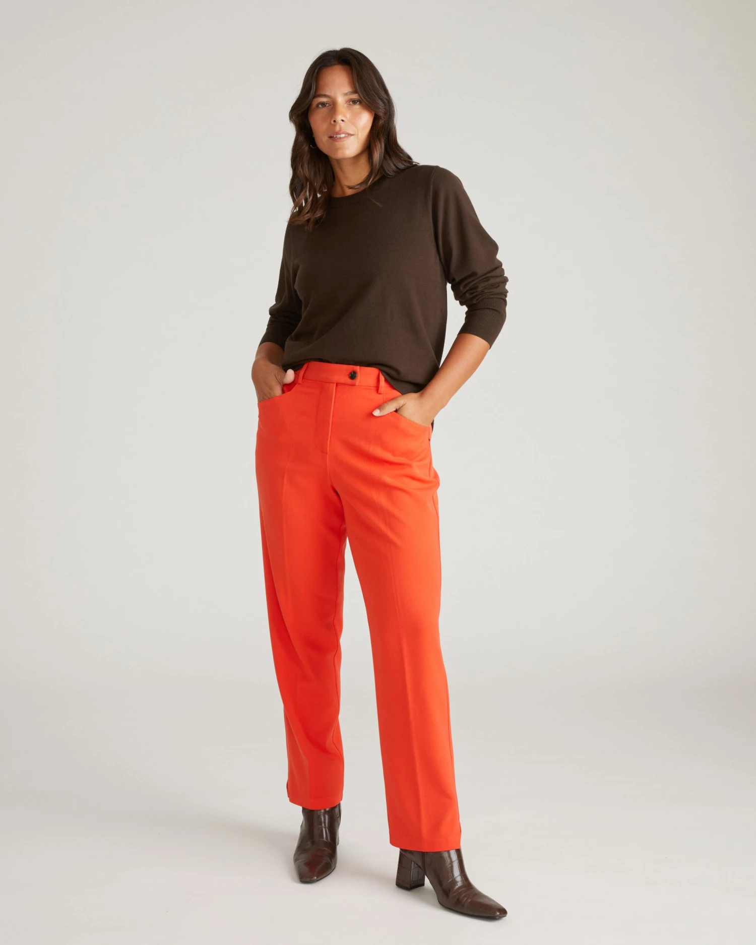 All Day Mercer Tapered Leg Pants - Poppy 3 All Day Mercer Tapered Leg Pants - Poppy