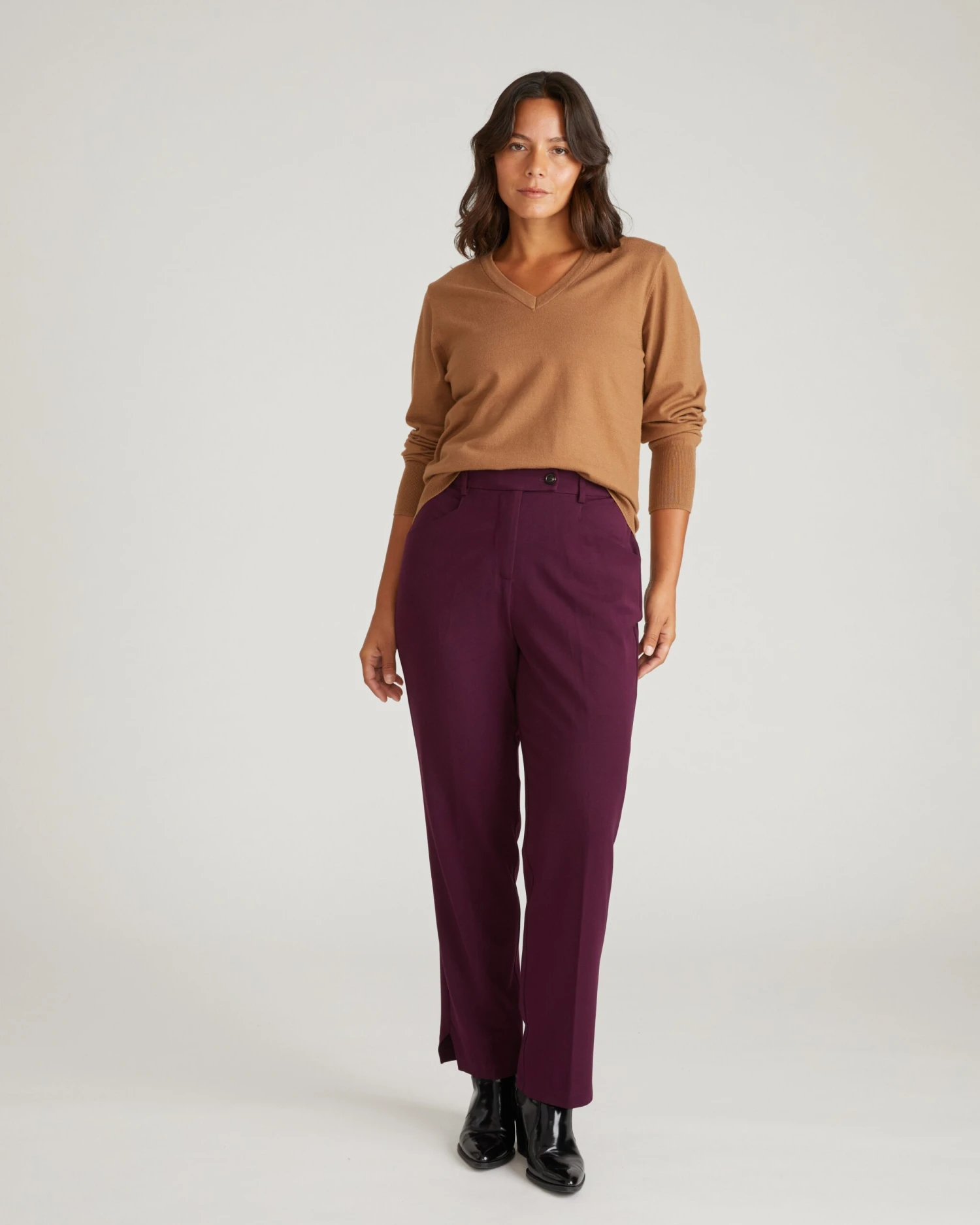 All Day Mercer Tapered Leg Pants - Gamay 3 All Day Mercer Tapered Leg Pants - Gamay