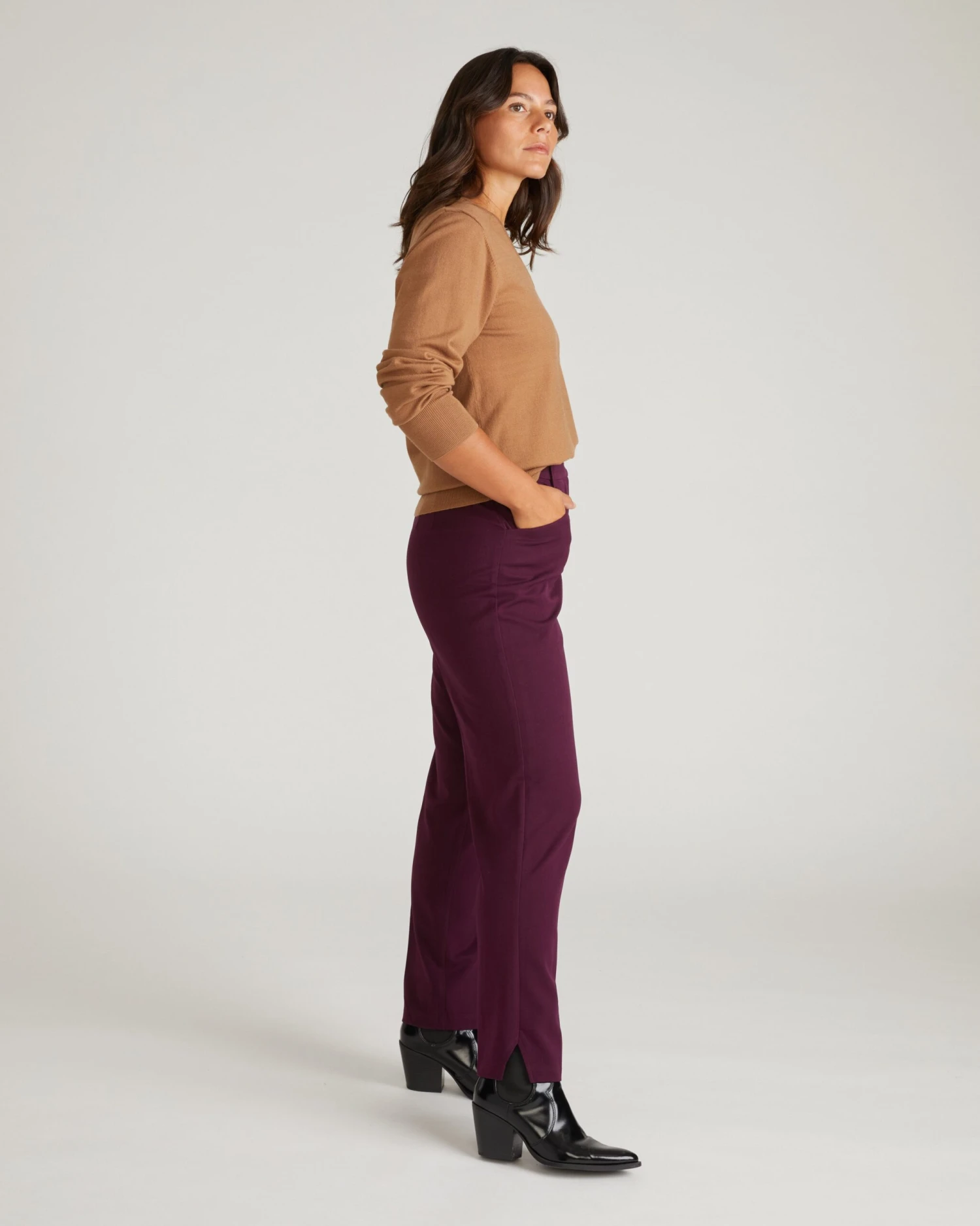 All Day Mercer Tapered Leg Pants - Gamay 4 All Day Mercer Tapered Leg Pants - Gamay - Image 2