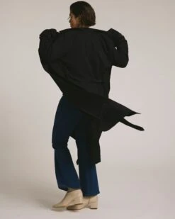 Henning X US Park Soft Trench Coat - Black 20 Henning X US Park Soft Trench Coat - Black -UNIVERSAL STANDARD US JAN25 EDI SHOT22 138