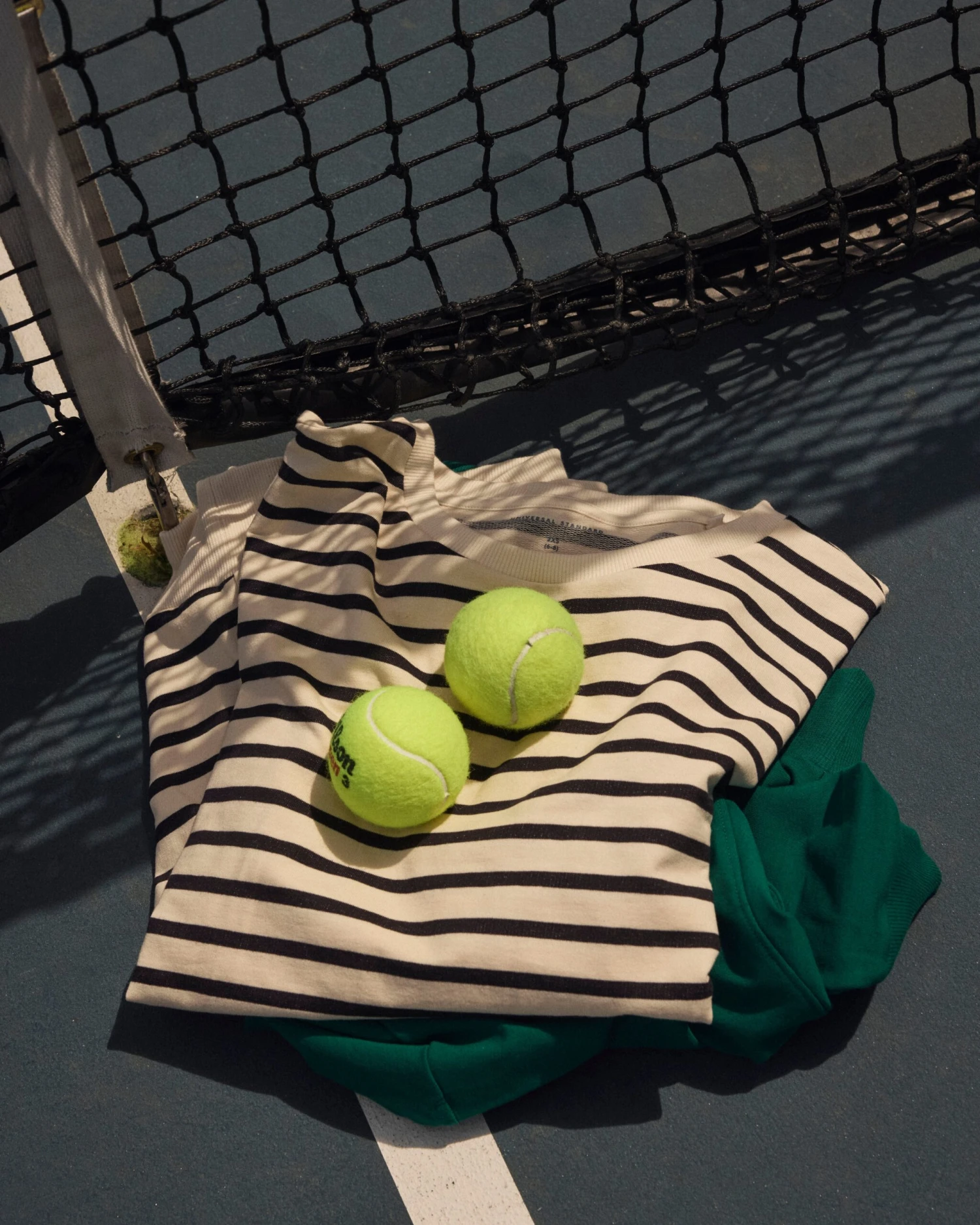 Lauren Classic French Terry Sweatshirt - Ecru/Black Stripe 5 Lauren Classic French Terry Sweatshirt - Ecru/Black Stripe - Image 3