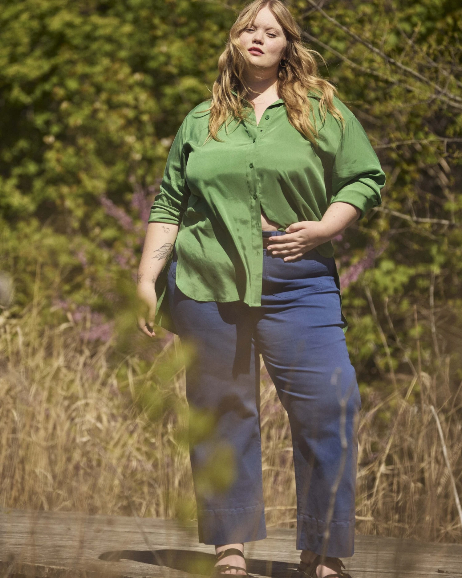 Cooling Stretch Cupro Artist Shirt - Clover 7 Cooling Stretch Cupro Artist Shirt - Clover - Image 5