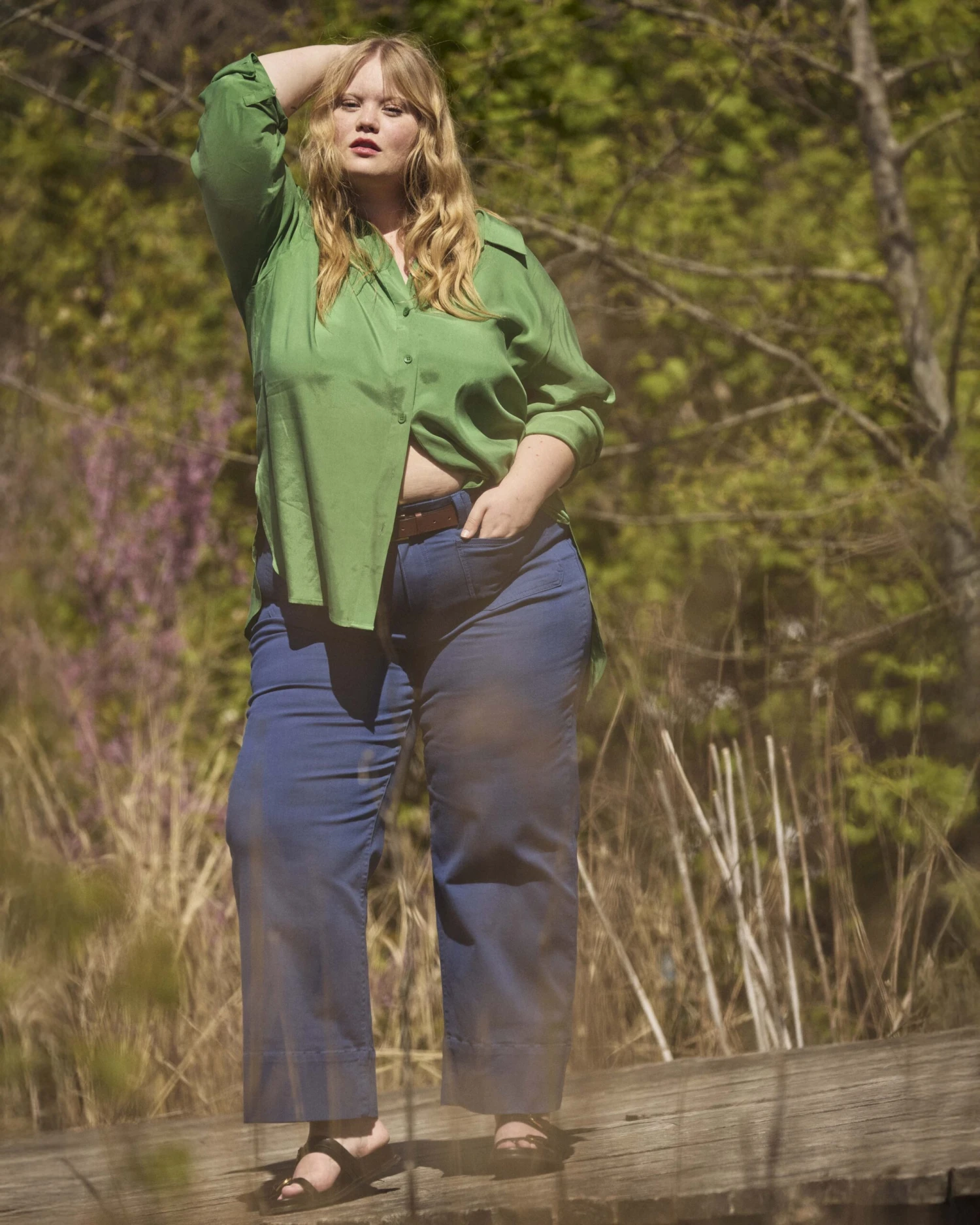 Cooling Stretch Cupro Artist Shirt - Clover 3 Cooling Stretch Cupro Artist Shirt - Clover