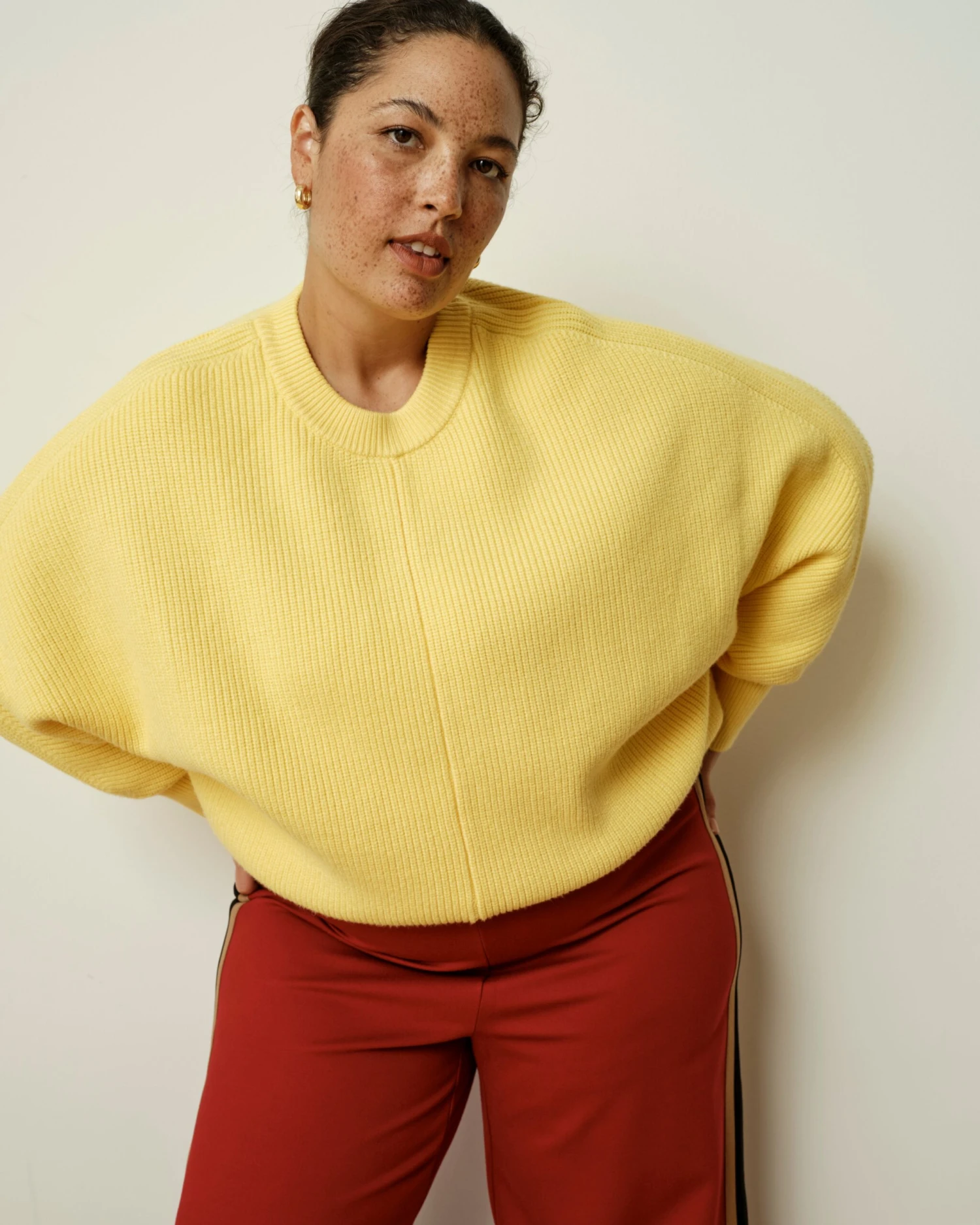 Better-Than-Wool Dolman Sweater in Banana Pudding - Ultra-Soft Knit 4 Better-Than-Wool Dolman Sweater in Banana Pudding - Ultra-Soft Knit - Image 2