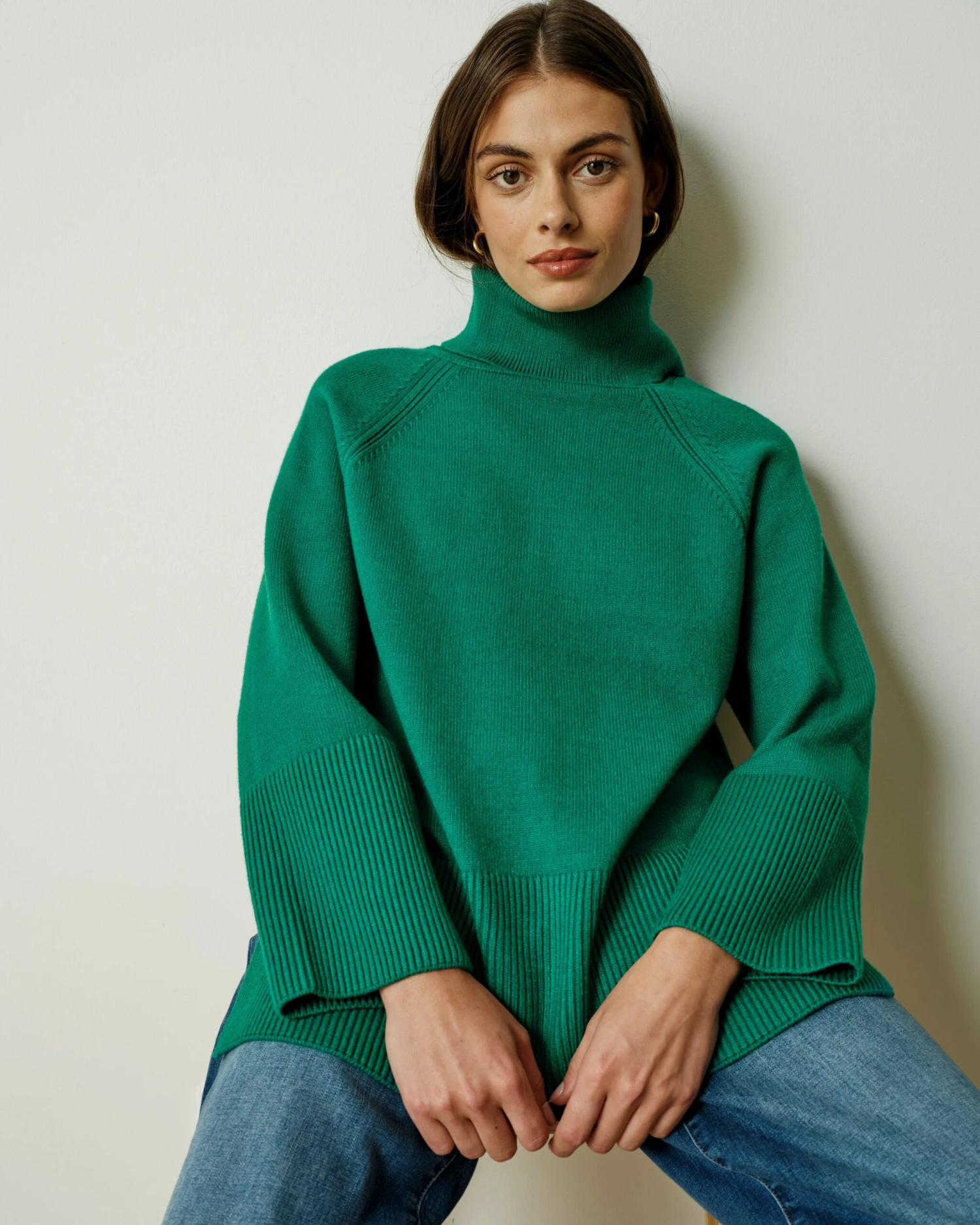 Oversized Turtleneck Sweater - Ultra-Soft Cashmere Alternative 3 Oversized Turtleneck Sweater - Ultra-Soft Cashmere Alternative