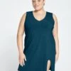 UltimateS Meko Nightie in Deep Sea - Ultra-Soft Modal Sleep Dress 2 UltimateS Meko Nightie in Deep Sea - Ultra-Soft Modal Sleep Dress -UNIVERSAL STANDARD UW Jersey Meko Nightie DeepSea USLG0086B 259 001