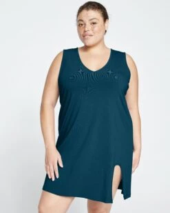 UltimateS Meko Nightie in Deep Sea - Ultra-Soft Modal Sleep Dress