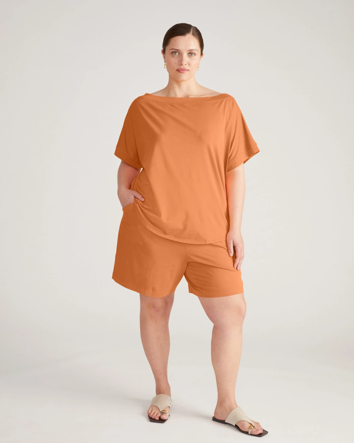 UltimateS Lorelai Lounge Shorts - Melon 3 UltimateS Lorelai Lounge Shorts - Melon