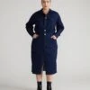 Dakota Stretchy Denim Dress - Dark Indigo Jean Jacket Style -UNIVERSAL STANDARD Updated Denim Dress Dark Indigo USDR1541 008 001 096