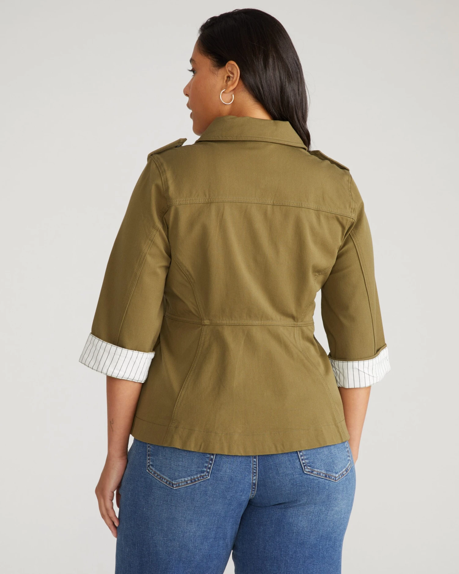 Upstate Stretch Cotton Twill Manor Jacket - Ivy - Image 5