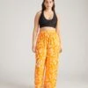 Floral Rayon Voile Wide Leg Summer Pants - Arancia Petal Palette 1 Floral Rayon Voile Wide Leg Summer Pants - Arancia Petal Palette -UNIVERSAL STANDARD Verbena Voile Pants Petal Palette Print USPA1674 882 001 010