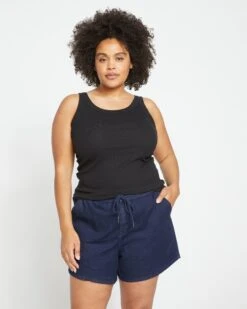 ComfortDenim Marche Shorts - Dark Indigo