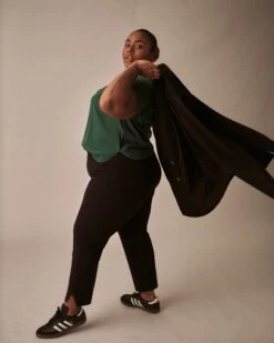 All Day Mercer Tapered Leg Pants - Black 15 All Day Mercer Tapered Leg Pants - Black -UNIVERSAL STANDARD Woven Pant Black USXHN1551 001 5