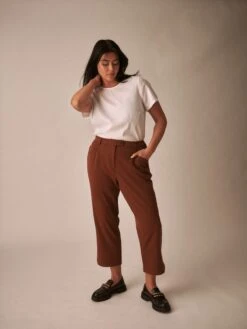 All Day Mercer Tapered Leg Pants - Pony -UNIVERSAL STANDARD Woven Pant Sorrel Horse USXHN1551 665 4