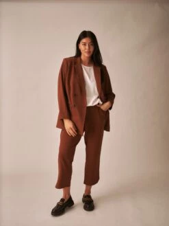 All Day Mercer Tapered Leg Pants - Pony -UNIVERSAL STANDARD Woven Pant Sorrel Horse USXHN1551 665 6