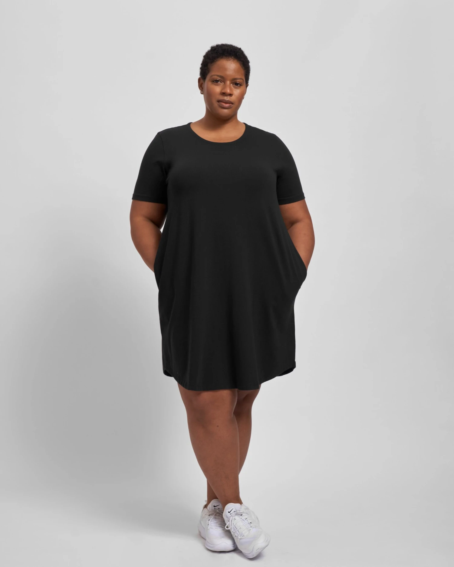 Halie T-Shirt Dress - Black 3 Halie T-Shirt Dress - Black