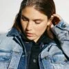 Kelsey Denim Jacket - Light Blue 2 Kelsey Denim Jacket - Light Blue -UNIVERSAL STANDARD kelsey denim jacket light blue MAIN