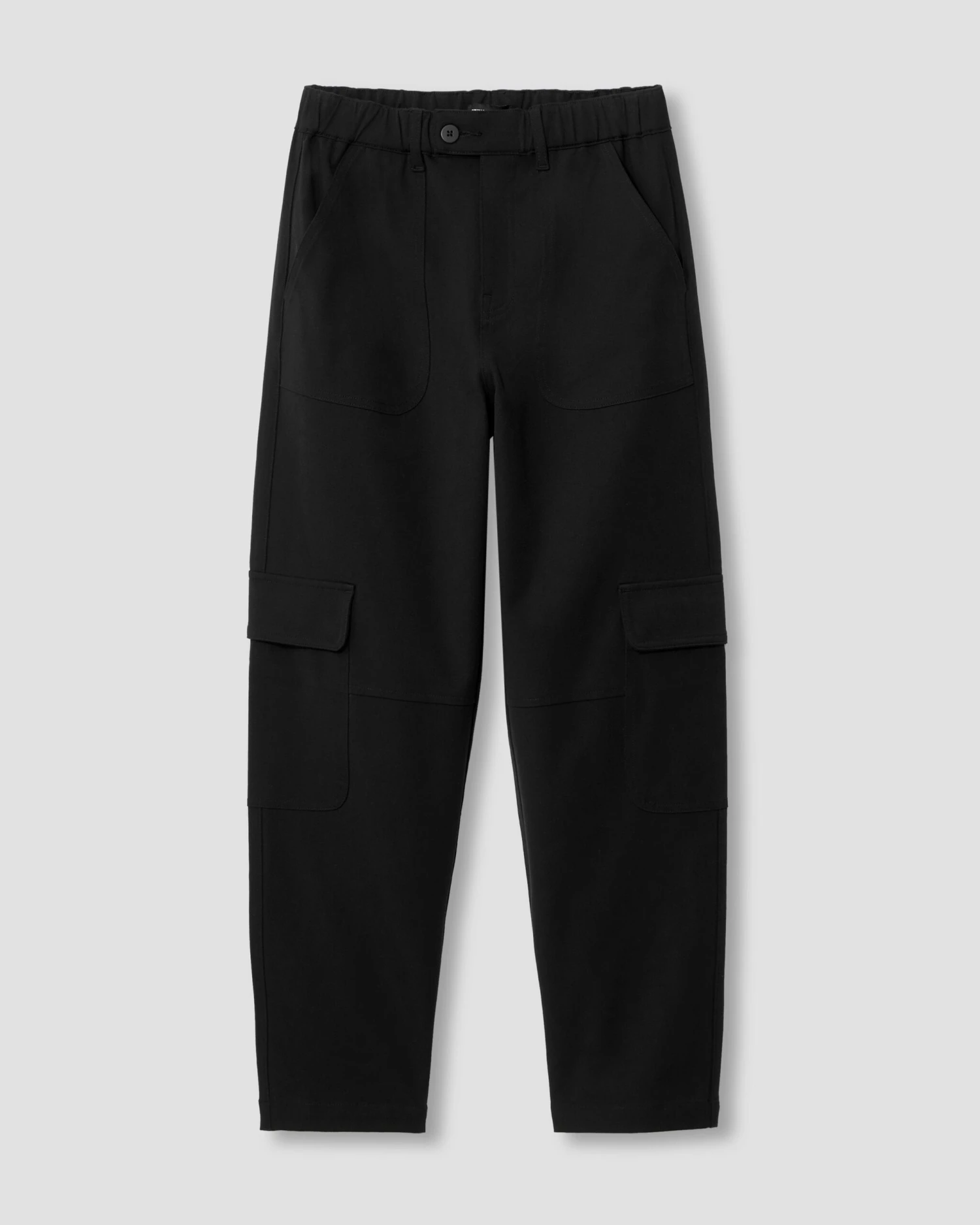 Karlee Stretch Cotton Twill Cargo Pants - Black Comfort Trousers 10 Karlee Stretch Cotton Twill Cargo Pants - Black Comfort Trousers - Image 8
